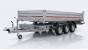 Temared 405 x 197 x 40cm Pendelr�ckwand Stahl 3500KG E&H TIPPER 4020/3 C S 3,5T Dreiseitenkipper