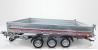 Temared 405 x 197 x 40cm Pendelr�ckwand Stahl 3500KG E&H TIPPER 4020/3 C S 3,5T Dreiseitenkipper