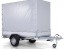 STEMA STL 1500 KG 251 x 153 x 180 cm Innenh�he inkl. Plane/Spriegel grau 100km/h m�glich