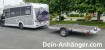 STEMA WOM STS 1800 KG 351x169cm Absenkanh�nger mit Handpumpe 3-seitige Reling inkl. 100km/H zwei Verzurrschienen